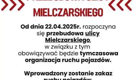 Przebudowa ulicy Mielczarskiego